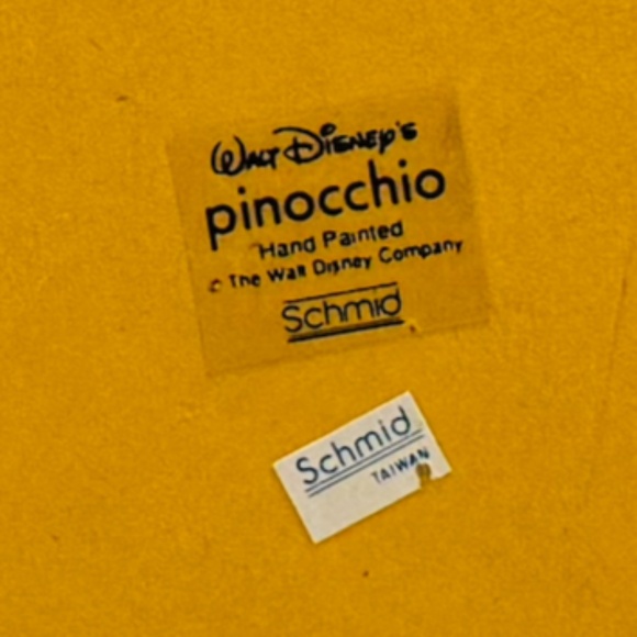 Vintage Disney/Schmid Pinocchio Wooden Wall Rack 4-Peg Coat Hanger RARE - Picture 4 of 4